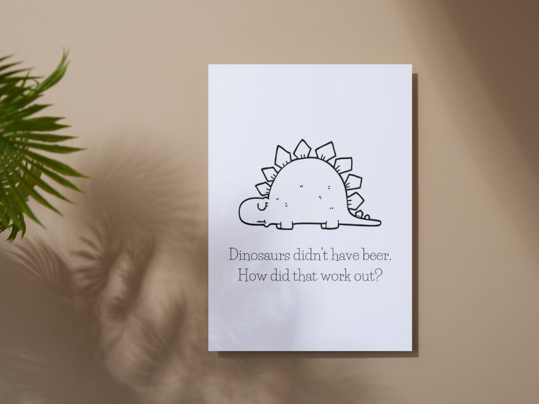 Miniposter „dinosaurs“
