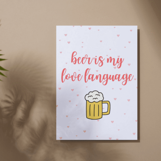 Miniposter „love language“