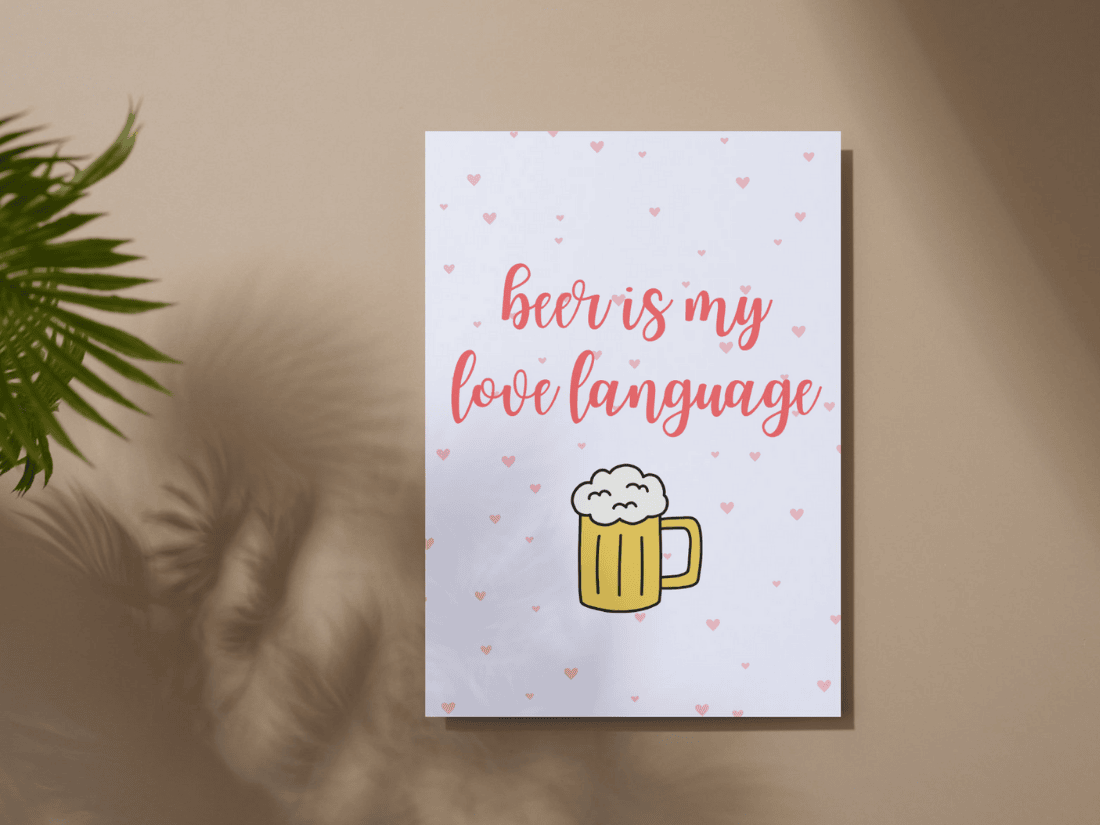 Miniposter „love language“