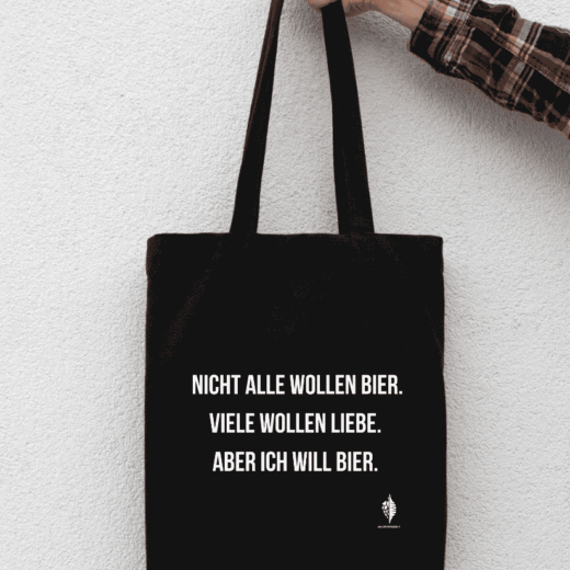 Tasche „Ich will Bier“