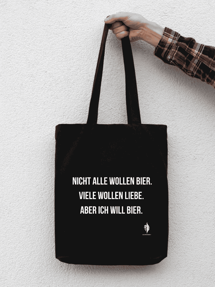 Tasche „Ich will Bier“